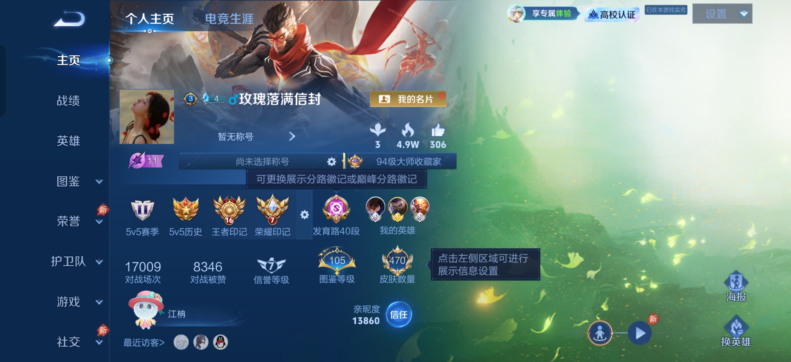 WZQM4765160王者荣耀账号详情图9 WZQM4765160王者荣耀账号详情图9
