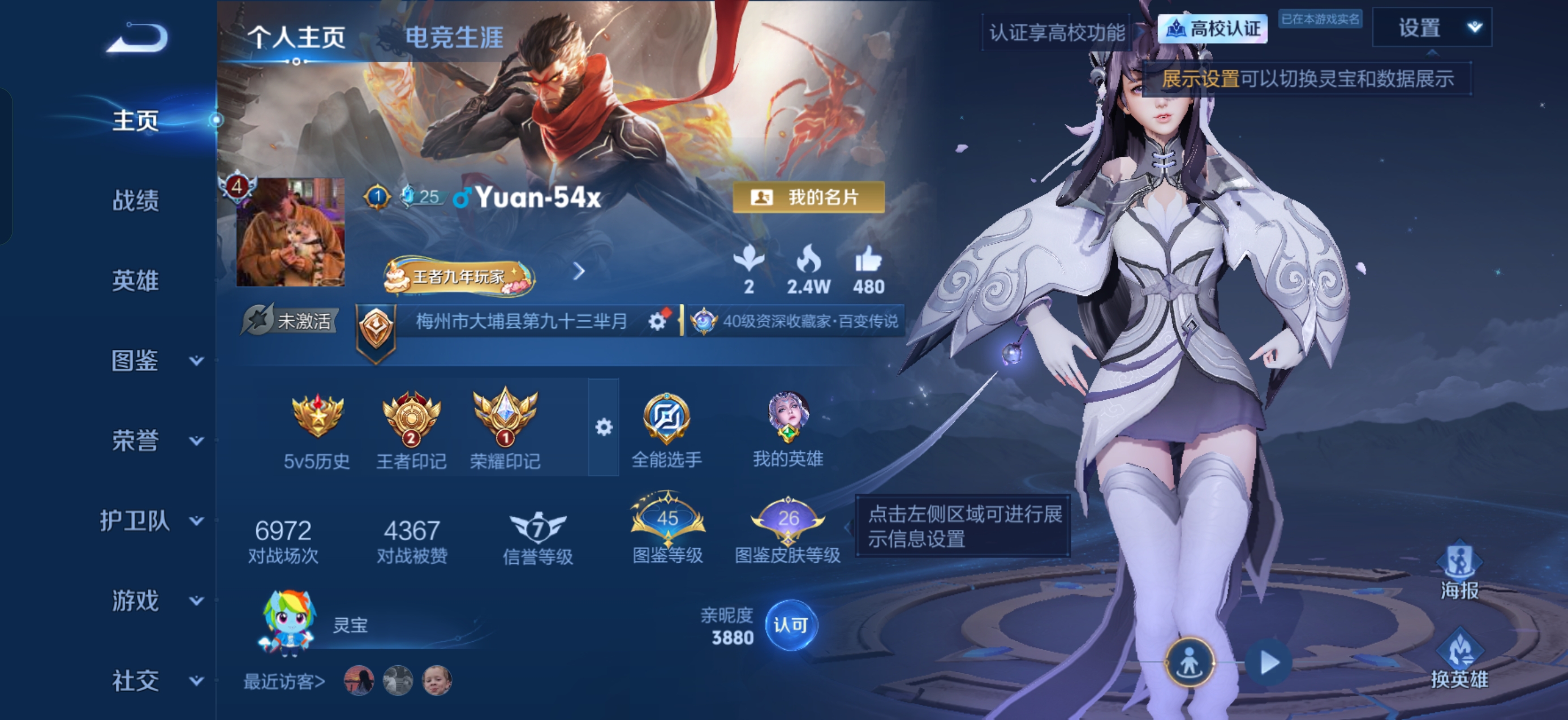 WZMMN4742423王者荣耀账号详情图5