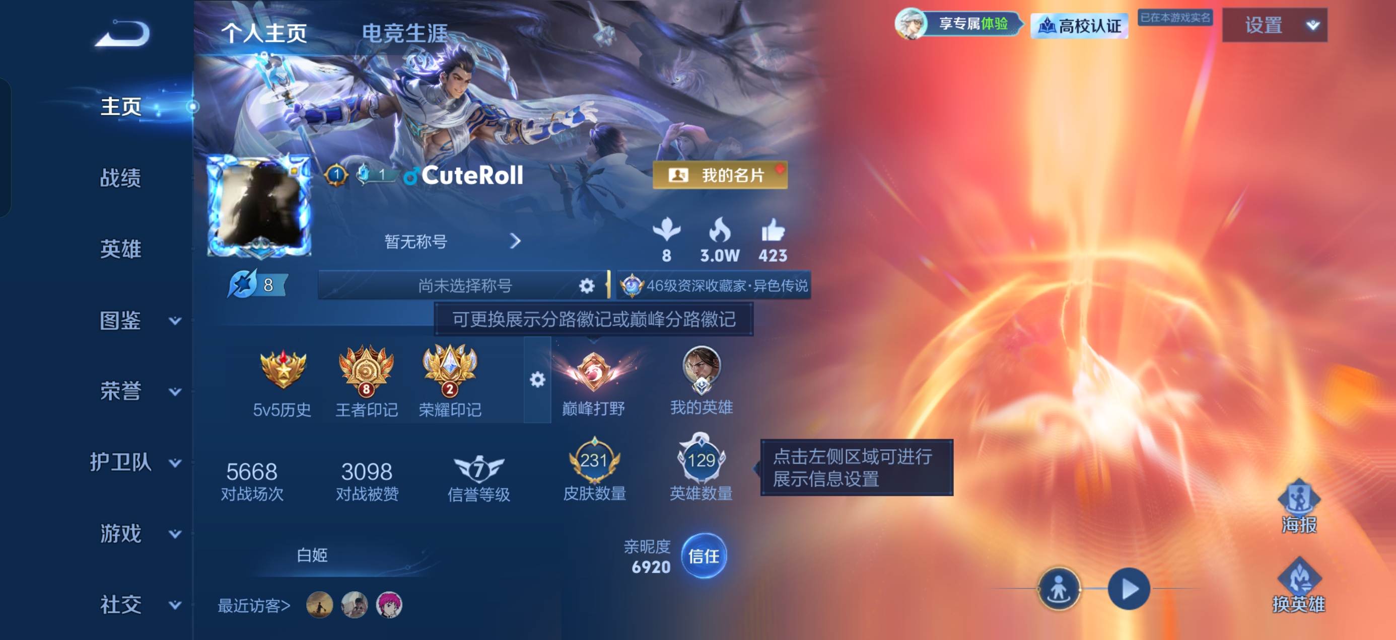 WZQM4767929王者荣耀账号详情图6 WZQM4767929王者荣耀账号详情图6