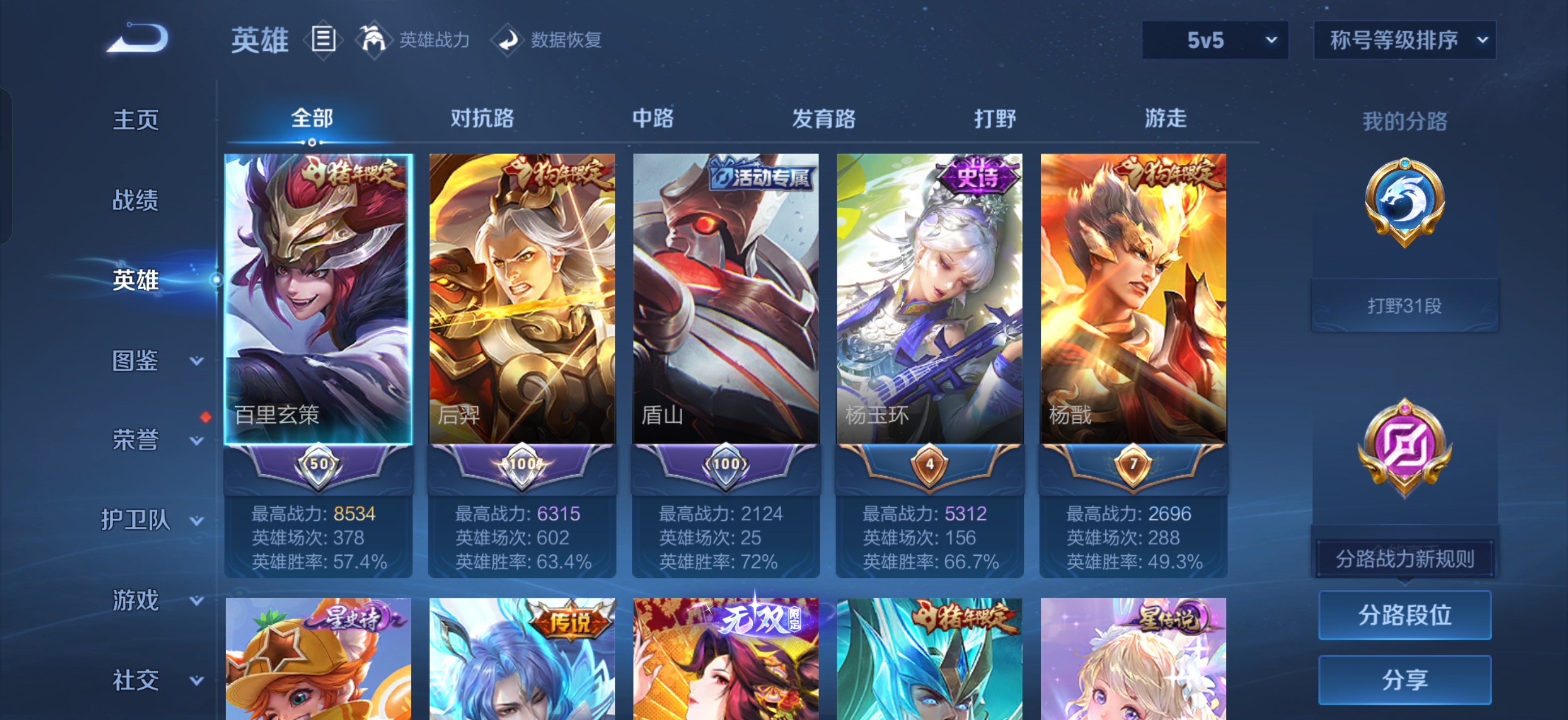WZMMN4766749王者荣耀账号详情图11