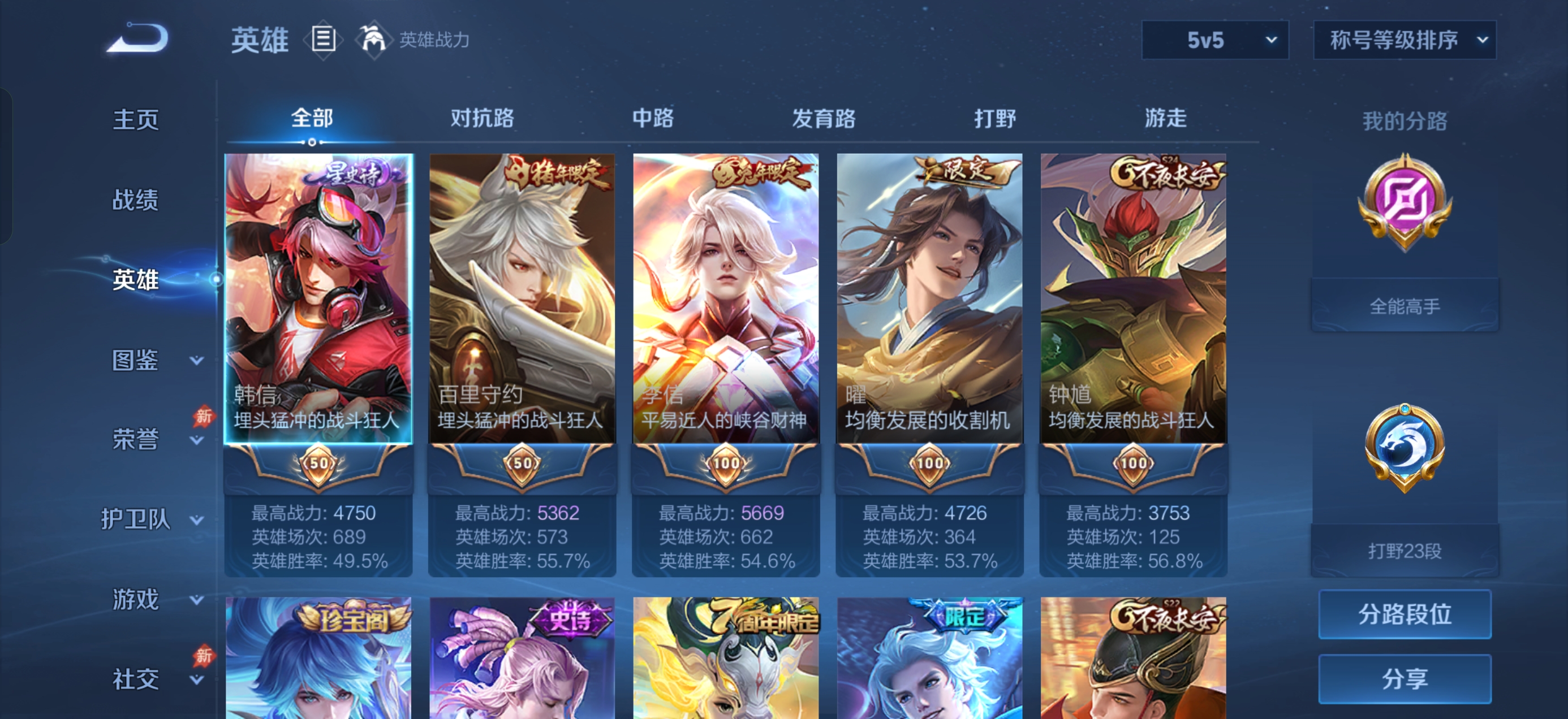 WZMMN4786204王者荣耀账号详情图6