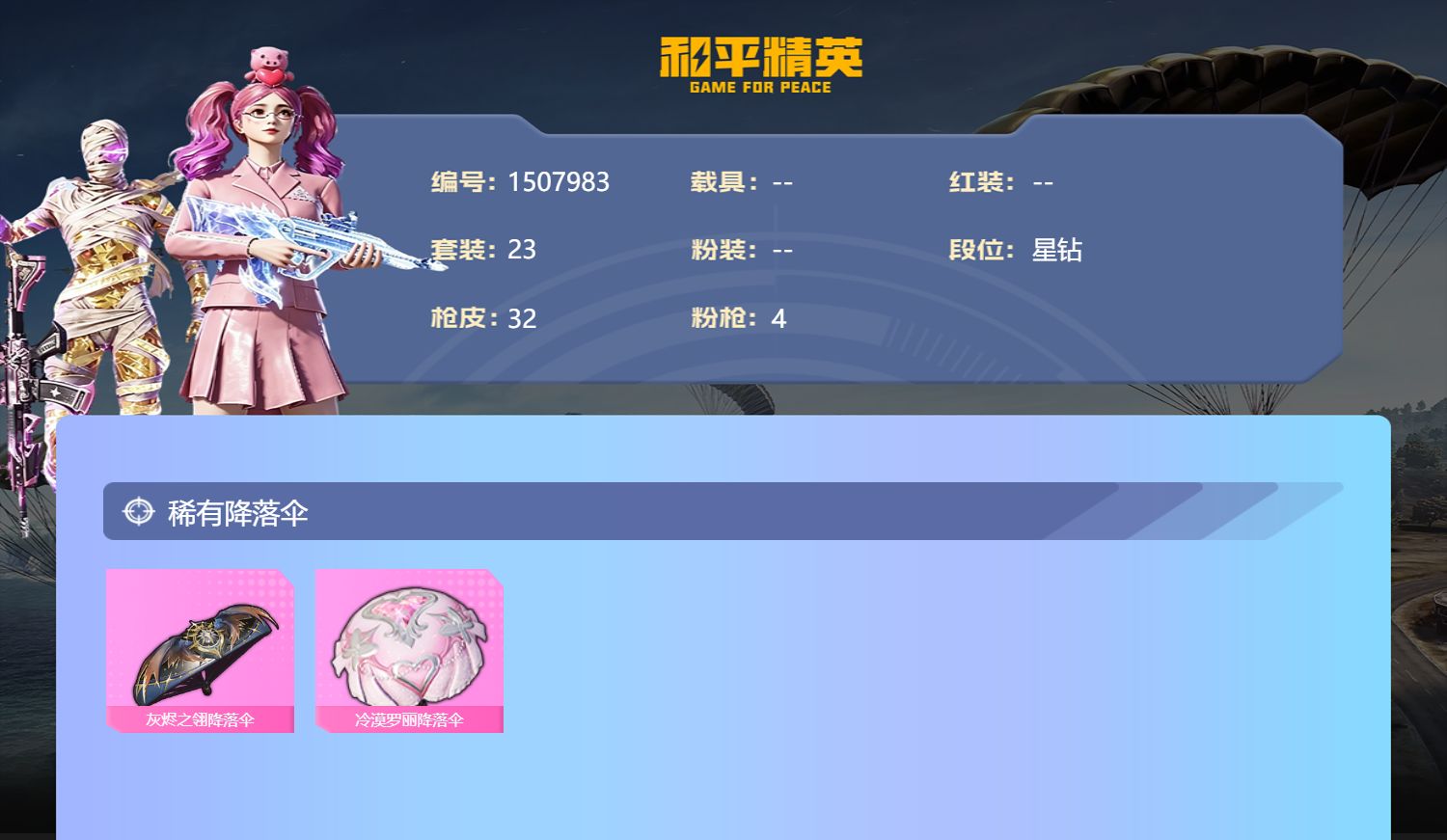 HPMMN4462764和平精英账号详情图3 HPMMN4462764和平精英账号详情图3